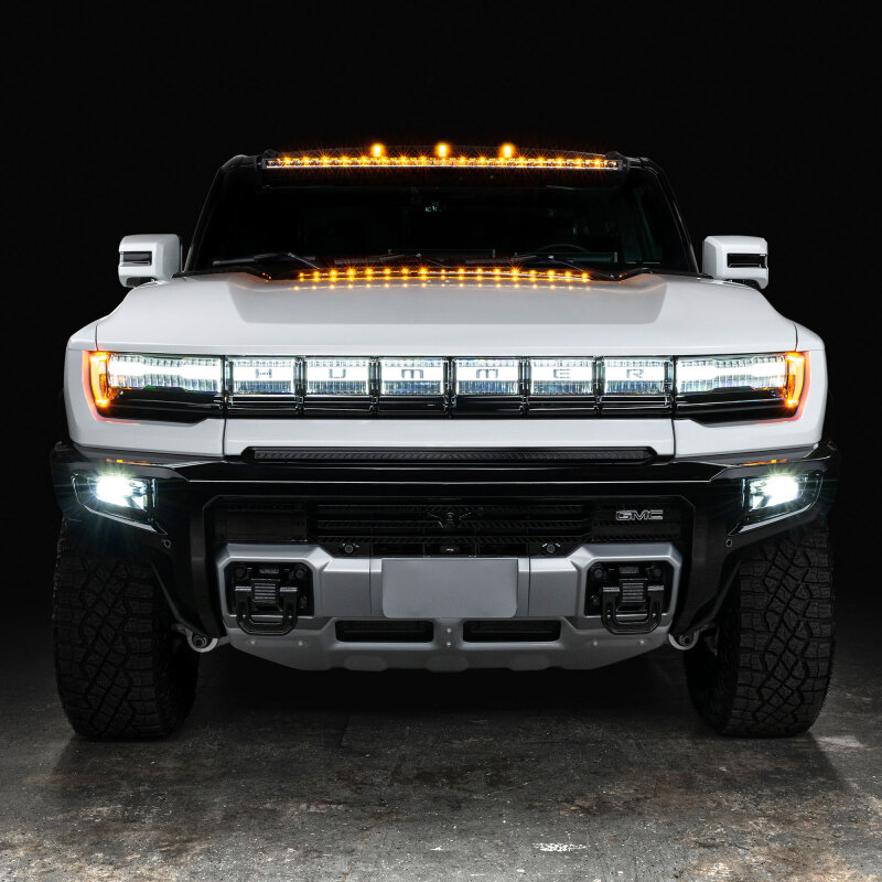 Hummer EV Light Bar Mount Kit - Roof - ORACLE Lighting - Curved 50 inch - Black - `22-`24